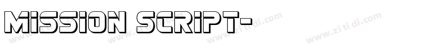 Mission Script字体转换